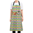 thumbnail image 5 of Panda with Rainbow Stripes Kitchen Apron with 2 Pockets Adjustable waterproof Cooking Aprons for Women Men Chef, 5 of 7