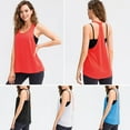 thumbnail image 1 of Women Workout Tank-Top Mesh Quick Dry Stretch Loose Running Exercise, 1 of 8