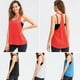 thumbnail image 1 of TFixol Camiseta sin mangas de entrenamiento para mujer, malla de secado rápido, estiramiento, ejercicio de carrera suelto, 1 of 8