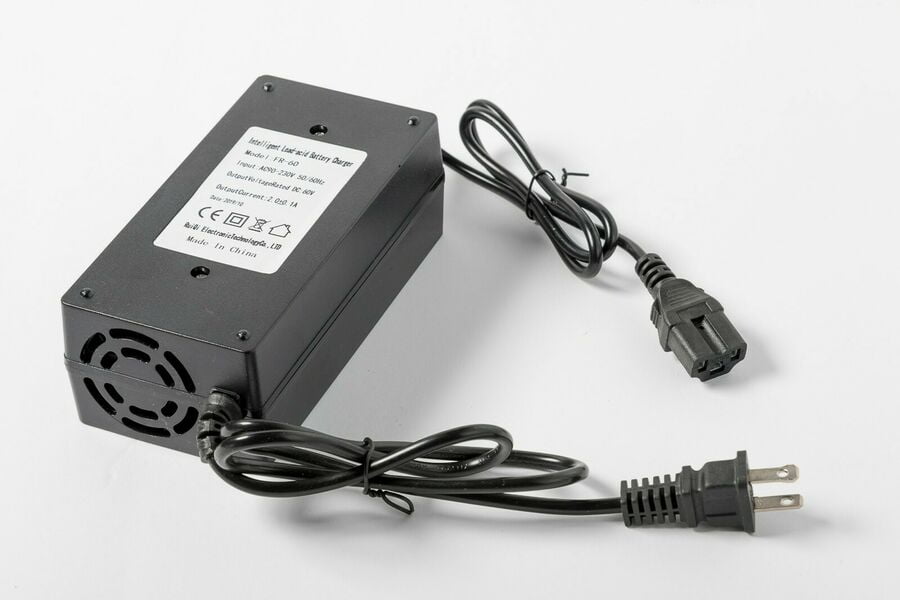 72V Volt DC charger 2 amp PC Plug f SLA 