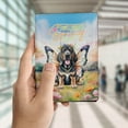 thumbnail image 4 of Welcome Spring Fairy Bloodhound in Flower Meadow Travel Passport Wallet Dog Lover PU Leather Passport Holder Cover - 13002, 4 of 5