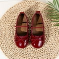 thumbnail image 3 of Mepaouo Girls Dress Shoes Mary Jane Ballet Flats Wedding Party Flower Shoes for Toddler Little Big Kid, 3 of 9