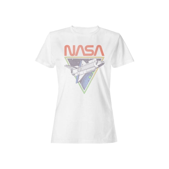 Officially Licensed NASA Vintage Space Shuttle Design Women's T-shirt