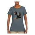 thumbnail image 2 of If It's Not a Doberman It's Just a Dog Gift | Womens Dog Lover Graphic T-Shirt, Charcoal, Large, 2 of 3