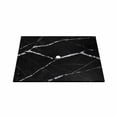 thumbnail image 4 of 36" Morden Solid Surface Minimalist Thin Vanity Countertop - Marble Black, 4 of 6