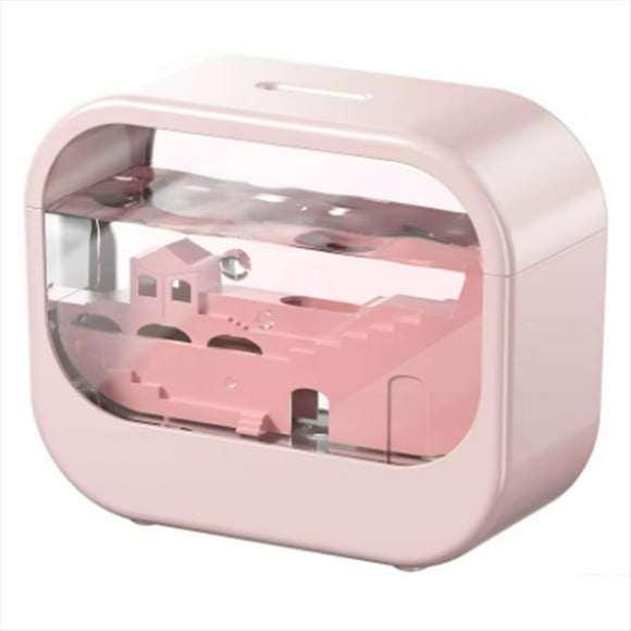 Difusor de Aromaterapia USB Tipo C, Humidificador de Aire para el Hogar, Oficina, Escritorio, Pequeño Difusor de Aceites Aromáticos Eléctrico, Color Rosa.