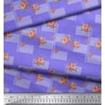 thumbnail image 3 of Soimoi Cotton Voile Fabric Leaves & Floral Artistic Print Sewing Fabric Yard 42 Inch Wide, 3 of 3