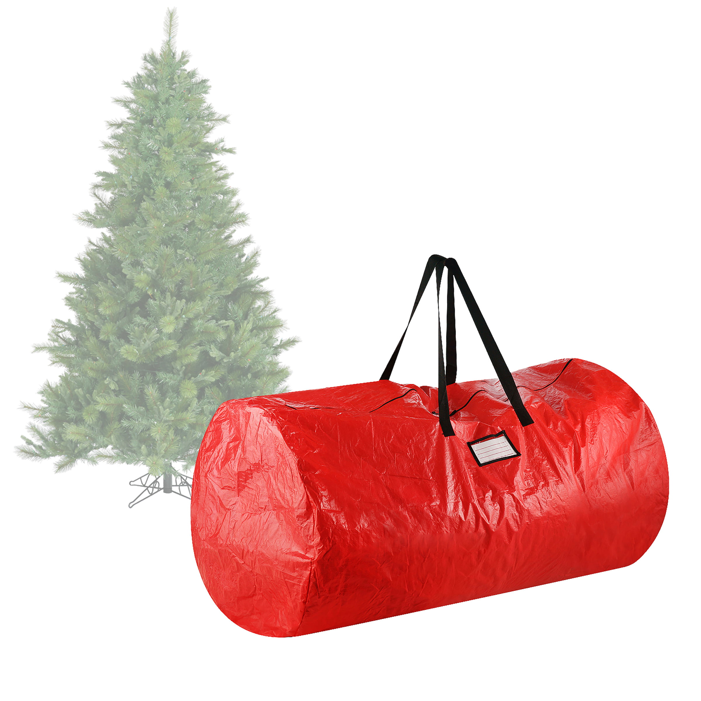 Elf Stor Red Premium Christmas Tree Bag Holiday Large For up to 7.5 Ft Tree 