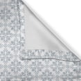 thumbnail image 6 of Ambesonne Floral Valance & Curtain, Interconnected Flowers Art, 55"x36", White Pale Purpleblue, 6 of 7