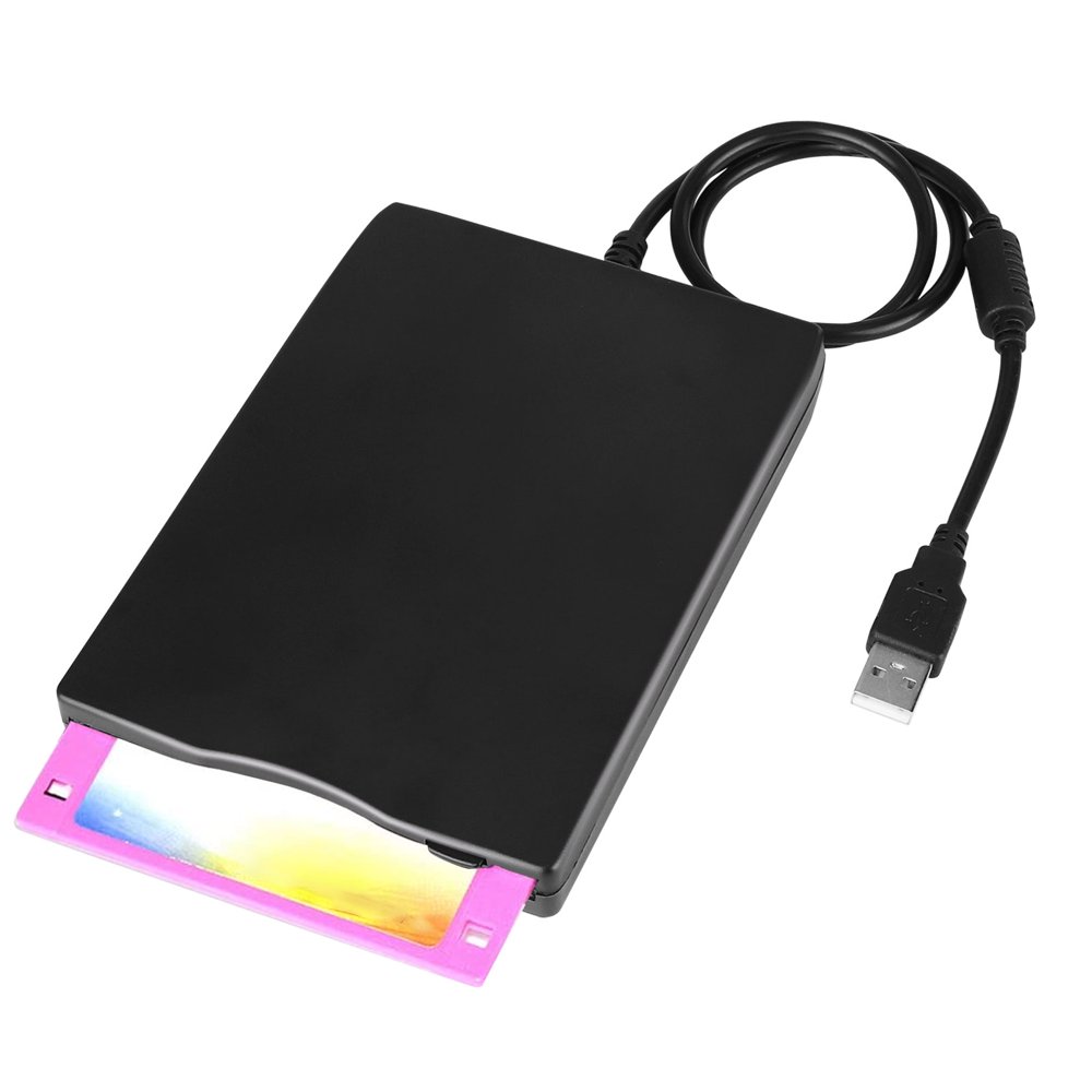 USB External Floppy Disk Reader Drive, EEEkit 3.5" Portable 1.44 MB FDD