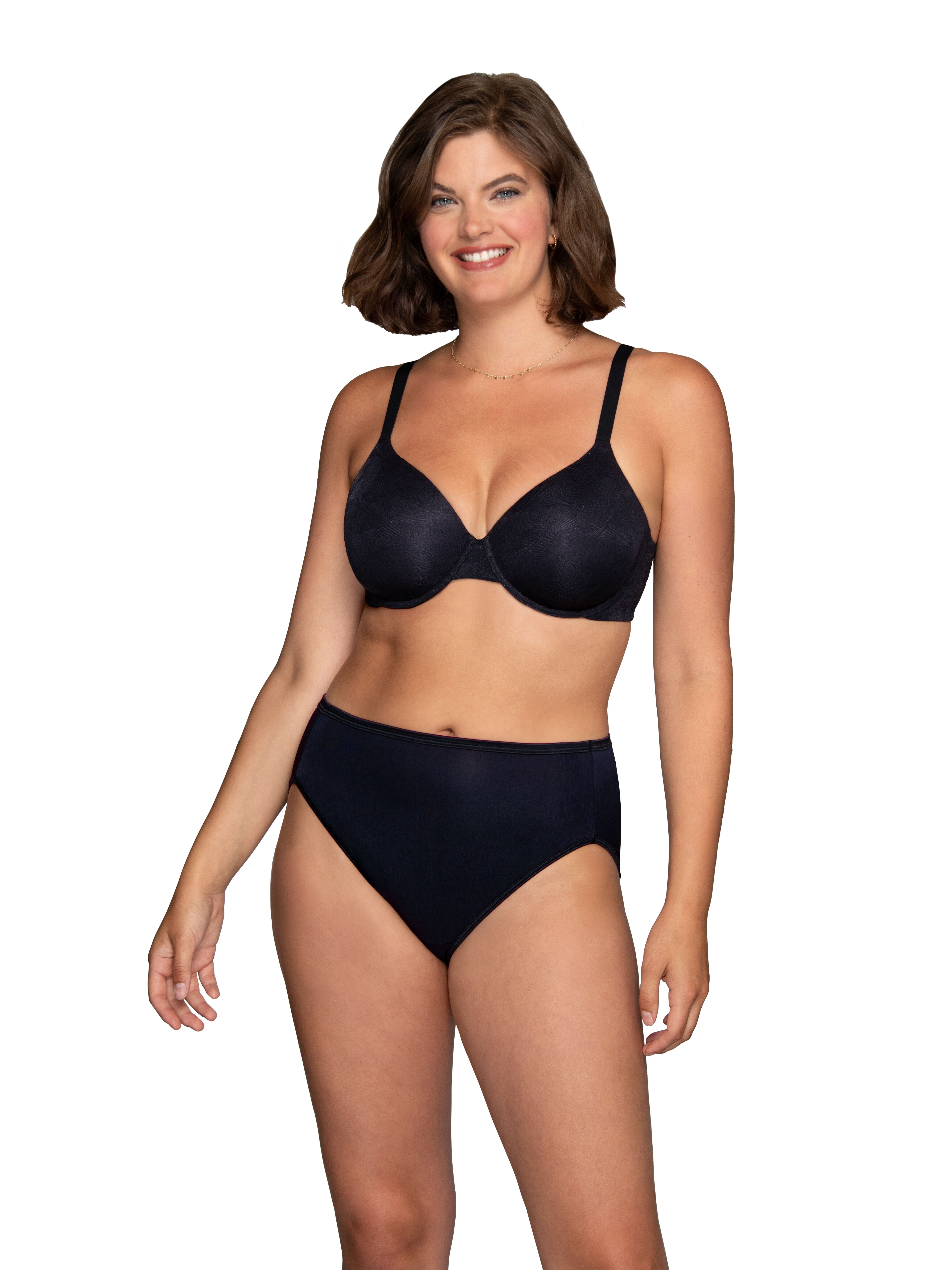 Vanity Fair Lingerie Women's Breathable Luxe Underwire Bra, Side Support, Lightweight Comfort, Style 75223