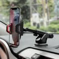 thumbnail image 1 of 1Pcs Dashboard Sucker Car Phone Holder Mobile Phone Holder Stand In Car No Magnetic Car Gps Navigation Mobile Fixed BracketRed Air vent He Qiyong unisex, 1 of 1