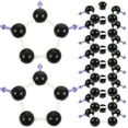 thumbnail image 2 of KAKOWELY 1 Set Plastic C60 Model Molecular Structure Model Components Science Teaching Instrument,9.06X"X9.06"X0.91", 2 of 5