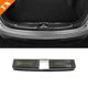 thumbnail image 4 of Moldura de acero inoxidable negra y plateada para accesorios Xpeng P7 2020-2023, placa protectora para maletero trasero de coche, cubierta de umbral antigolpes y antipolvo, 4 of 5