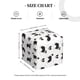 thumbnail image 4 of Balery Border Collie Dog Porta Pañuelos de Cuero con Estampado – Funda Moderna Cuadrada para Caja de Pañuelos, Dispensador 5x5x5'', 4 of 7