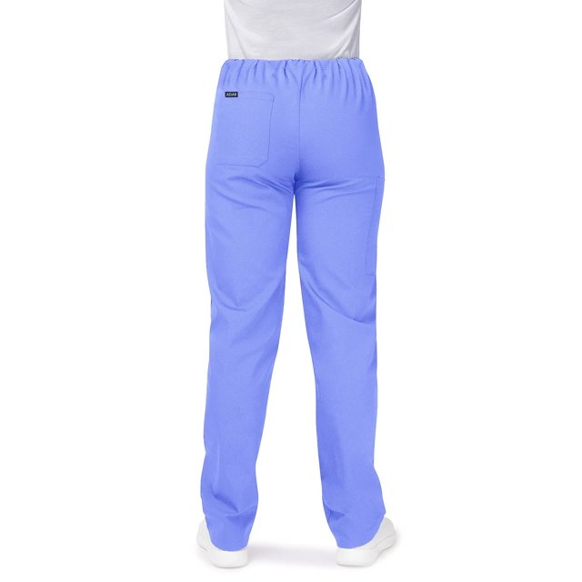 Adar Universal Unisex Scrub Set - Unisex V-Neck Scrub Top & Tapered Drawstring Scrub Pants