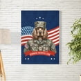 thumbnail image 2 of Happy Father's Day Honoring Veterans Cocker Spaniel in Army Uniform Vertical Matte Canvas Poster Cockers Dog Lover Gifts Wall Art Home Decor - 13007, 2 of 5