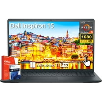 Dell Inspiron 15 3535 Touchscreen Laptop, Microsoft Office Lifetime License & Windows 11 Pro, 32 GB RAM, 1 TB SSD, AMD Ryzen 5 7530U Processor, 15.6 FHD Display, AMD Radeon Graphics, Wi-Fi