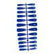 thumbnail image 2 of Qarigey 24 piezas de barniz de diseño de ataúd de uñas postizas puntas de uñas artificiales extralargas suministros de manicura estilo Arte de uñas azul, 2 of 6