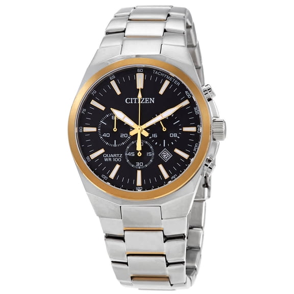 Citizen Chronograph Quartz Black Dial Men's Watch AN8174-58E