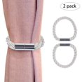 thumbnail image 1 of Clips Magnétiques pour Rideaux Attaches Corde de Classeur Supports de Rideaux pour Décoration, 2 Pcs, 1 of 4