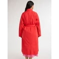 thumbnail image 3 of Free Assembly Women’s and Women's Plus Cotton Trench Coat, Sizes XS-4X, 3 of 4
