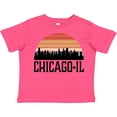 thumbnail image 3 of Inktastic Chicago Illinois Skyline Vintage Boys or Girls Toddler T-Shirt, 3 of 5