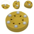 thumbnail image 6 of Luwecf Roller Hockey Puck Smooth Portable Ice Hockey Puck for Game Outdoor Training Yellow, 6 of 9