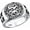 Memento Mori Ring 2, variant on Memento Mori Ring 925 Sterling Silver Skull Hourglass Ring Memento Mori Jewelry Gifts for Women Men for Christmas Father's Day Size 7-10