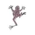 thumbnail image 1 of ChicReproduction Purple Crystal Rhinestone Jumping Frog Fashion Pin Brooch, 1 of 1
