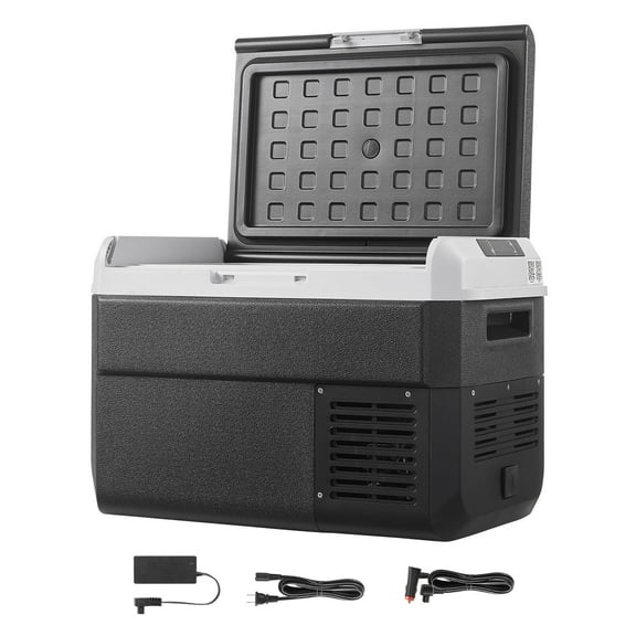 KFFKFF 112 Volt Car Refrigerator, 26.4QT/25L Portable Fridge,Car Freezer Compressor Cooler -4℉~68℉,Freezer Fridge Cooler for RV,Camping