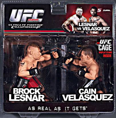 Cain Velasquez UFC 121 Round 5 UFC Versus Series 2 LIMITED EDITION Action Figure 2Pack Brock Lesnar Vs