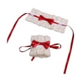 thumbnail image 3 of lionlar Bracelet pour Filles Costumes de Robe de Mariée Poignets Rouge, 3 of 7