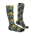thumbnail image 3 of Fotbe Citrus Fruits Elegant Lemons print Women's Men's Novelty Crew Socks Cotton Socks Knee High Socks for Walking,Running,Nurses,Pregnancy, 3 of 9