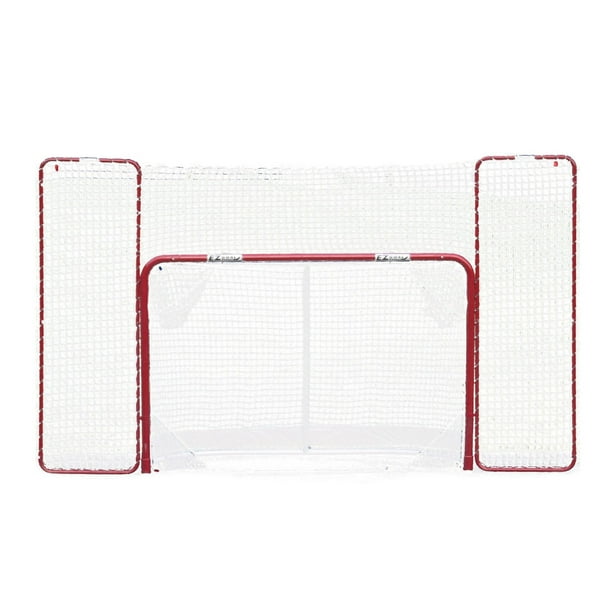 EZ Goal Regulation Size Folding Hockey Goal with Backstop