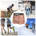 thumbnail image 7 of Men's Boxer Briefs, Funny Avocado Pink Soft Comfy Mens Underwear Boxer Briefs Breathable With Widen Waist, 7 of 7