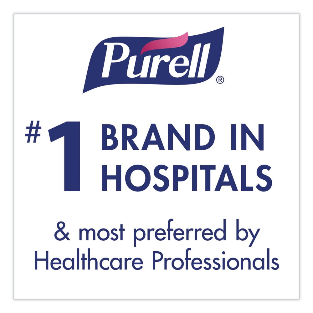 PURELL 9118-02 6 in. x 8 in. Fresh Citrus Scent Hand Sanitizing Wipes - White, (2/Carton)