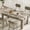 Gray, variant on GAOMON 63" Dining Table for 4-6, Kitchen Table, Dinner Table for Kitchen, Farmhouse Wood Dinette Table for 4, Rectangular Dining Room Table with L Shape Leg, Dining Room, Small Space,Rustic Brown