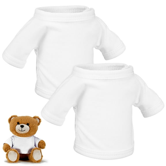 HEALEEP Cartoon Doll Clothing White 2Pack 7.9In For Toddlers