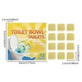 thumbnail image 3 of Kchsji Daily Toilet Bowl Cleaner Tablets 12-Pack Effervescent Stain Limescale Odor Removal pH-Balanced Gentle Porcelain Septic-Safe Drop-In Easy Use Bathroom Home Office Maintenance, 3 of 9