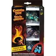 Campaign Dice for Role-Playing Games, 3 sets of 7 with Storage Pouches