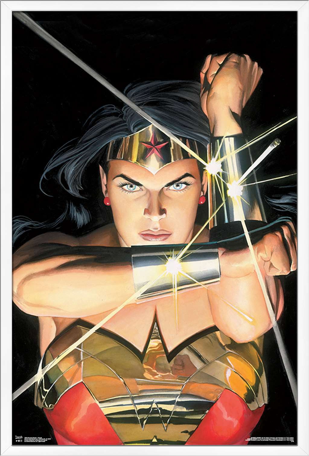 DC Comics Wonder Woman Alex Ross Portrait Poster 