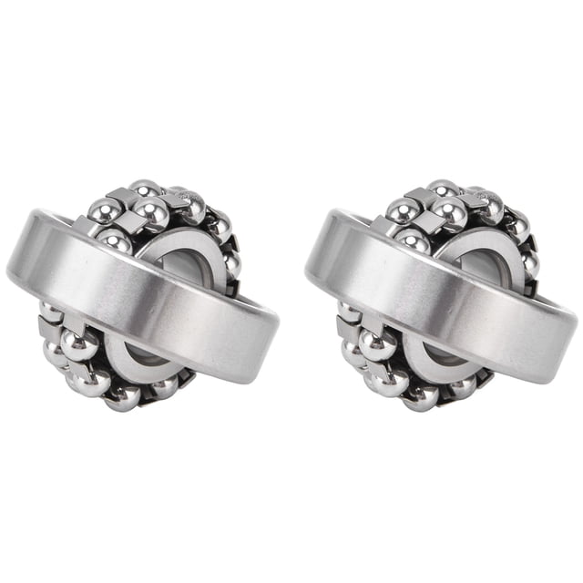 Roulement à Billes Auto-Aligner, 2 Pcs Roulements à Billes à Large Utilisation Double Rangée Antirouille Faible Bruit pour Équipement 1304, 1305, 1306, 1307, 1308