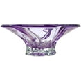 thumbnail image 1 of Oklahoma Amethyst Collection  Crystal Hand-Crafted Decorative Bowl - 12-inch Bowl, Amethyst, 1 of 3