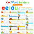 thumbnail image 2 of Springflower Ver y deletrear Letras a juego Juguete educativo de aprendizaje para niños y niñas de 3 4 5 6 años Actividades de aprendizaje preescolar Juego de reconocimiento de formas y colores Cvc Co, 2 of 5