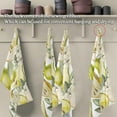 thumbnail image 5 of Dreamtimes Pears Flowers Kitchen Towels 1 Pack Dish Cloths Reusable Cleaning Cloths Absorbent Fast Drying Hand Towels Tea Towels Bar Towels for Home 28 x 18 in, 5 of 7