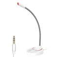 thumbnail image 2 of Mini Microphone Usb / 3.5mm Condenser Microphone For Pc Computer F12 White 3.5mm, 2 of 5