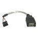 thumbnail image 4 of StarTech.com 6 Po USB 2.0 A to USB 4 Pin to Motherboard Header Adapter F/F - Câble USB - USB (F) vers 4 Pin USB 2.0 Header (F) - USBMBADAPT - Câble USB - USB (F) vers 4 Pin USB 2.0 Header (F) - 5.9 Po - pour P/N : 35FCREAD, 35FCREADBK, 35fcrem, 4 of 4
