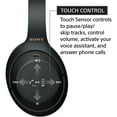 thumbnail image 6 of Sony WH1000XM4/B Premium Noise Cancelling Wireless Over-the-Ear Headphones Bundle with Deco Gear Pro Audio Headphone Stand - Matte Black + 6 x 6 inch Microfiber Cleaning Cloth, 6 of 11