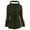 Green, variant on Meichang Women's Fuzzy Fleece Pea Coat Plus Size Casual Horn Button Hoodies Jacket Winter Warm Hooded Outerwear with Pockets